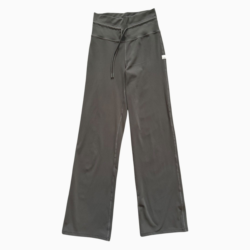 Vuori Women XS Dark Olive Green Essential Wide Leg Athletic Pants High Rise Yoga
